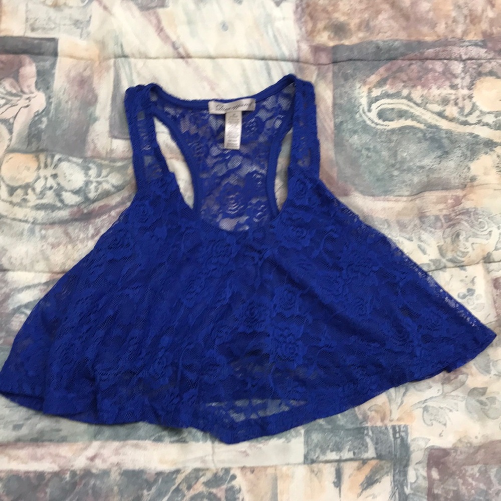 Diva Blue Crop Top